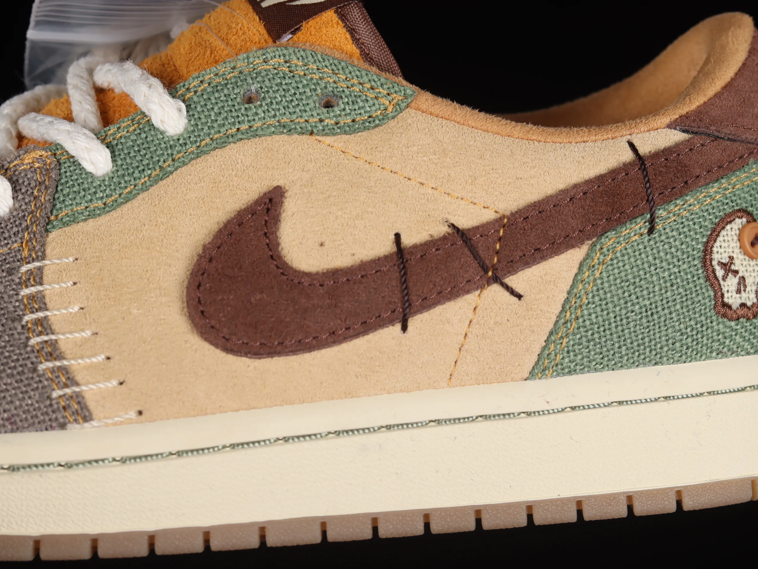 All categories Air Jordan Jordan series basketball shoes Air Jordan 1 Low G version pure original Air Jordan 1 Low "Voodoo" AJ1 Joe 1 Voodoo Doll Retro cultural leisure sports sneakers DZ7292-200